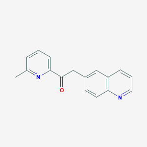 1-(6-Methylpyridin-2-YL)-2-(quinolin-6-YL)ethanone