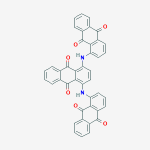 B087121 9,10-Anthracenedione, 1,4-bis[(9,10-dihydro-9,10-dioxo-1-anthracenyl)amino]- CAS No. 116-76-7
