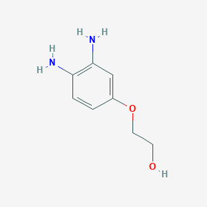 molecular formula C8H12N2O2 B8712127 2-(3,4-Diaminophenoxy)ethan-1-ol CAS No. 581083-32-1