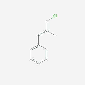 molecular formula C10H11Cl B8712138 2-Methyl-3-phenyl-allyl chloride CAS No. 55131-21-0