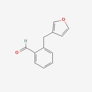molecular formula C12H10O2 B8712160 2-(3-Furanylmethyl)benzaldehyde 