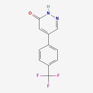5-(4-(Trifluoromethyl)phenyl)pyridazin-3(2H)-one