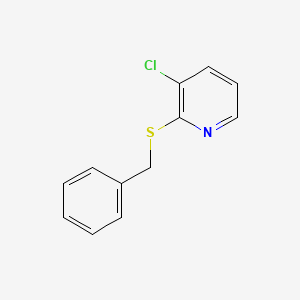 molecular formula C12H10ClNS B8712216 2-(Benzylsulfanyl)-3-chloropyridine CAS No. 96009-28-8
