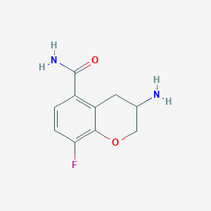 molecular formula C10H11FN2O2 B8712251 3-Amino-8-fluorochromane-5-carboxamide CAS No. 214823-09-3