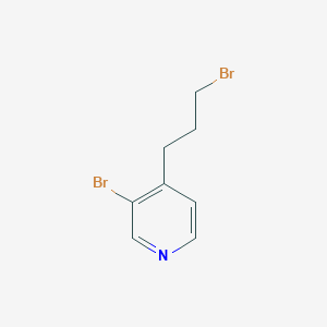 molecular formula C8H9Br2N B8712287 3-Bromo-4-(3-bromopropyl)pyridine 
