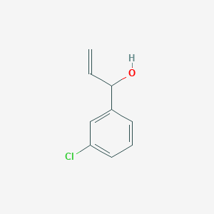 molecular formula C9H9ClO B8712311 1-(3-Chlorophenyl)prop-2-en-1-ol 
