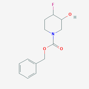 1-Cbz-4-fluoropiperidin-3-ol