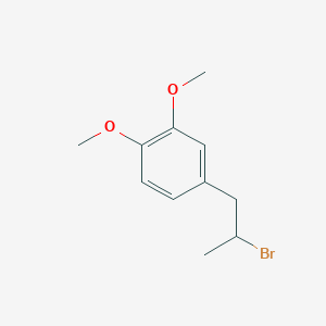 B8712449 4-(2-Bromopropyl)-1,2-dimethoxybenzene CAS No. 19578-93-9