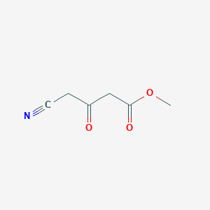 molecular formula C6H7NO3 B8712512 Methyl 4-cyano-3-oxobutanoate 