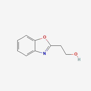 molecular formula C9H9NO2 B8712514 2-Benzoxazoleethanol 
