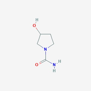 molecular formula C5H10N2O2 B8712588 3-Hydroxypyrrolidine-1-carboxamide 