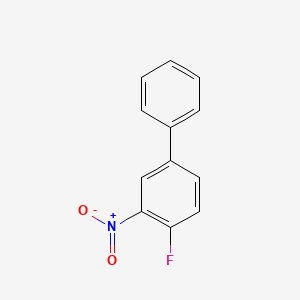 molecular formula C12H8FNO2 B8712596 4-Fluoro-3-nitro-1,1'-biphenyl 