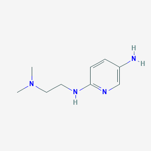 molecular formula C9H16N4 B8712639 N2-(2-(dimethylamino)ethyl)pyridine-2,5-diamine 