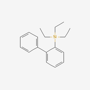 molecular formula C18H24Si B8712648 2-(Triethylsilyl)biphenyl 