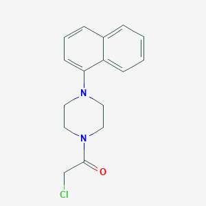 molecular formula C16H17ClN2O B8712814 2-Chloro-1-[4-(1-naphthyl)piperazin-1-yl]ethanone CAS No. 165751-25-7