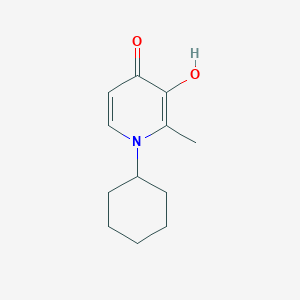 1-cyclohexyl-3-hydroxy-2-methylpyridin-4-one