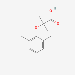 molecular formula C13H18O3 B8712847 2-(Mesityloxy)-2-methylpropionic acid 