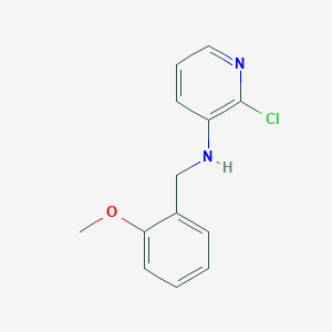 molecular formula C13H13ClN2O B8712890 2-Chloro-N-(2-methoxybenzyl)pyridin-3-amine 
