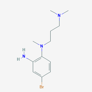 molecular formula C12H20BrN3 B8712916 4-bromo-N1-(3-(dimethylamino)propyl)-N1-methylbenzene-1,2-diamine 