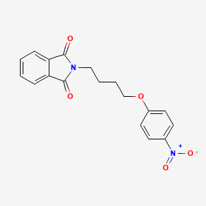 B8712938 1H-Isoindole-1,3(2H)-dione, 2-[4-(4-nitrophenoxy)butyl]- CAS No. 101732-28-9