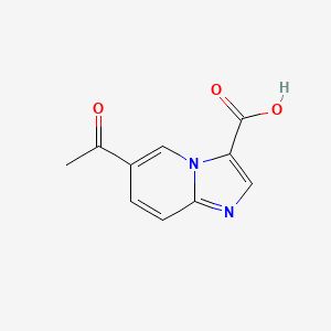 6-Acetylimidazo[1,2-a]pyridine-3-carboxylic acid