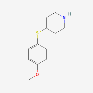4-[(4-Methoxyphenyl)sulfanyl]piperidine