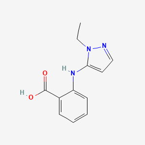 2-((1-Ethyl-1H-pyrazol-5-yl)amino)benzoic acid