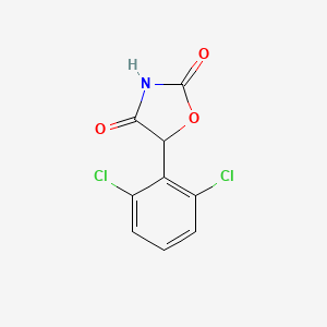 molecular formula C9H5Cl2NO3 B8713093 5-(2,6-Dichlorophenyl)oxazolidine-2,4-dione 