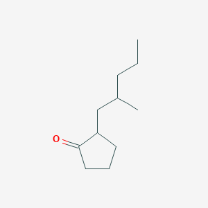 molecular formula C11H20O B8713106 2-(2-Methylpentyl)cyclopentan-1-one CAS No. 63141-40-2