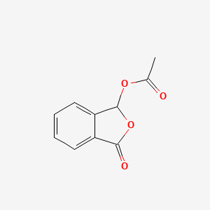 molecular formula C10H8O4 B8713109 3-Acetoxyphthalide 