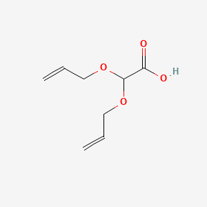 molecular formula C8H12O4 B8713124 Diallyloxyacetic acid CAS No. 161823-92-3