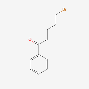 molecular formula C11H13BrO B8713216 5-Bromo-1-phenyl-1-pentanone CAS No. 4509-91-5