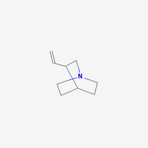 molecular formula C9H15N B8713253 1-Azabicyclo[2.2.2]octane, 3-ethenyl- CAS No. 2643-30-3