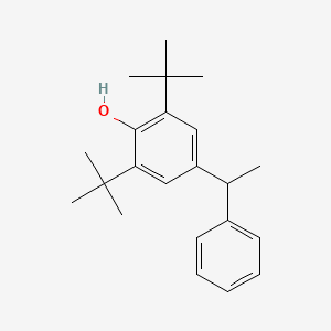 2,6-Di-tert-butyl-4-(1-phenylethyl)phenol