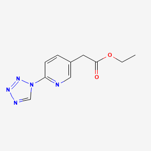 ethyl [6-(1H-tetrazol-1-yl)pyridin-3-yl]acetate