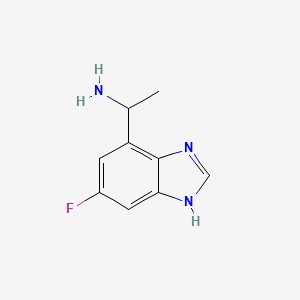 1-(6-Fluoro-1H-benzo[d]imidazol-4-yl)ethanamine