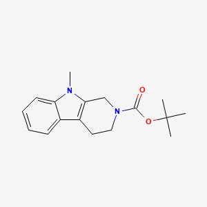 tert-Butyl 9-methyl-3,4-dihydro-1H-pyrido[3,4-b]indole-2(9H)-carboxylate