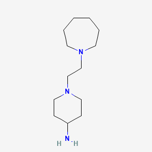 1-(2-(Azepan-1-yl)ethyl)piperidin-4-amine