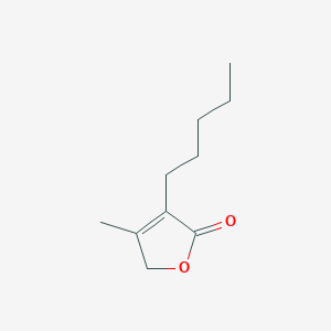 molecular formula C10H16O2 B8713460 4-Methyl-3-pentylfuran-2(5H)-one CAS No. 142227-90-5