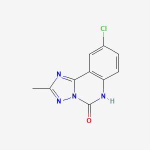 9-Chloro-2-methyl-[1,2,4]triazolo[1,5-c]quinazolin-5(6H)-one