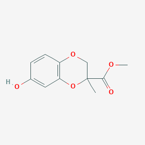 Methyl 7-hydroxy-2-methyl-2,3-dihydro-1,4-benzodioxine-2-carboxylate