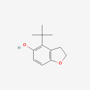 molecular formula C12H16O2 B8713642 4-Tert-butyl-2,3-dihydro-5-benzofuranol 