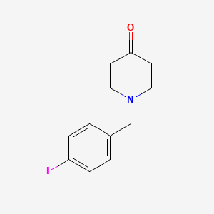 1-(4-Iodobenzyl)piperidin-4-one