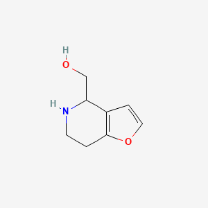 molecular formula C8H11NO2 B8713665 4,5,6,7-Tetrahydrofuro[3,2-c]pyridine-4-methanol 
