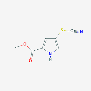 2-Methoxycarbonyl-4-thiocyanopyrrole