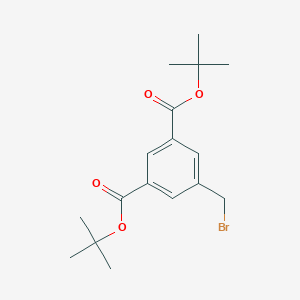 molecular formula C17H23BrO4 B8713730 Di-tert-butyl 5-(bromomethyl)isophthalate 