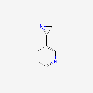 molecular formula C7H6N2 B8713783 3-(2h-Azirin-3-yl)pyridine 