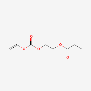 molecular formula C9H12O5 B8713796 Methacryloxyethyl vinyl carbonate CAS No. 145497-35-4
