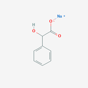 molecular formula C8H8NaO3 B087138 Sodium mandelate CAS No. 114-21-6