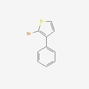 molecular formula C10H7BrS B8713854 2-Bromo-3-phenylthiophene CAS No. 10341-87-4